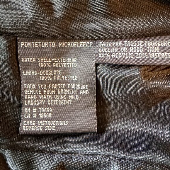 METROPOLIS "ABIGAIL" MICROFLEECE JACKET WITH FAUX FUR COLLAR AND CUFFS ~ NWT - Picture 6 of 8